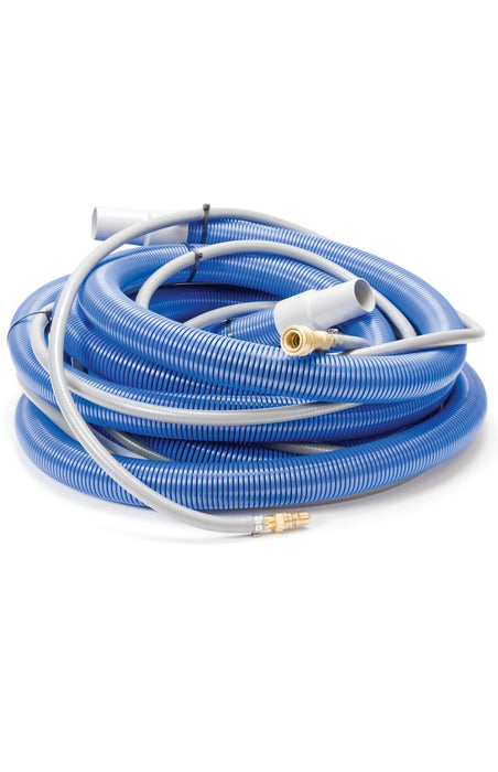 TMHD Vacuum Hose, 1-1/2" x 25', Blue with solution line and cuffs, 1 per carton