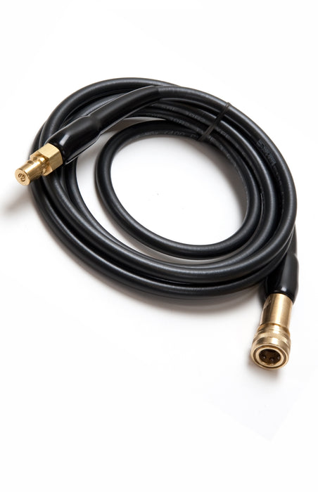 High pressure solution hose, 10', 400 P.S.I., with male/female quick disconnect