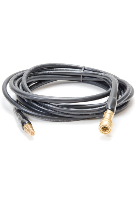 High pressure solution hose, 25', 400 P.S.I., with male/female quick disconnect
