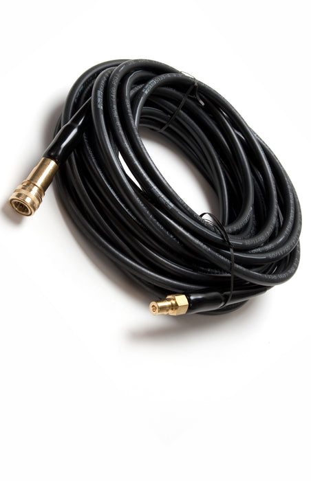 High pressure solution hose, 50', 400 P.S.I., with male/female quick disconnect