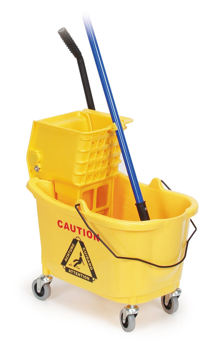 Mop bucket and wringer, 9 gallon capacity