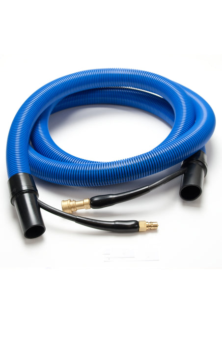 Insider Vacuum Hose, 1-1/2" x 10', Gray with insider solution line and swivel cuffs, Up to 400 P.S.I., 1 per carton