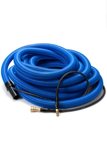 Insider Vacuum Hose, 1-1/2" x 50', Gray with insider solution line and swivel cuffs, Up to 400 P.S.I., 1 per carton