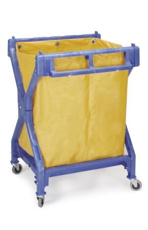 Replacement bag for folding laundry cart