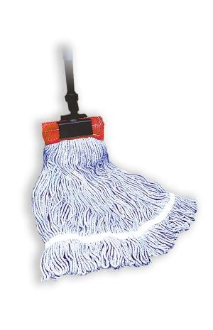 Premium Blend Looped End Wet Mop, 1-1/4", #16 Medium