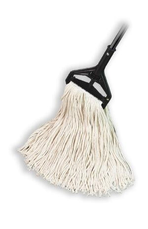Cotton Cut End Wet Mop, 1-1/4" headband, #16 Medium
