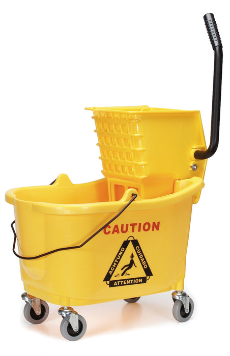 Mop bucket and wringer, 9 gallon capacity