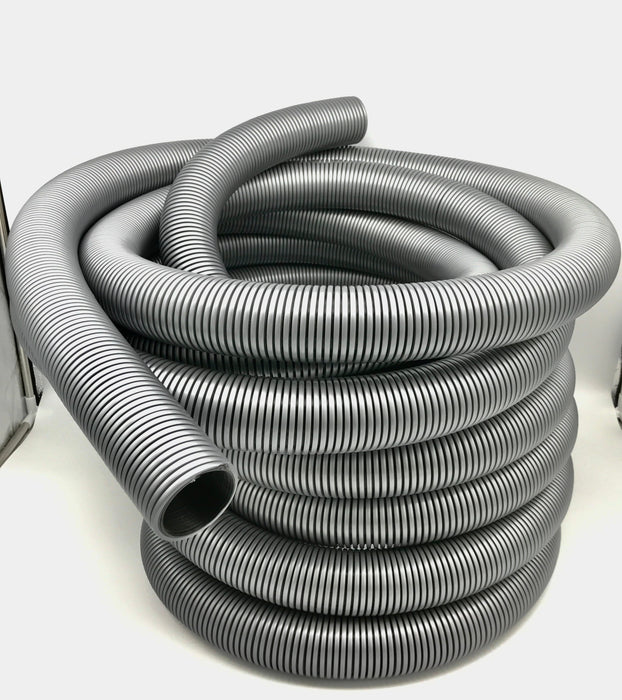 Super Heavy-Duty Vacuum Hose, 2" x 50', Silver / Black, 1 per carton