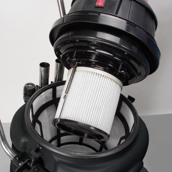 Wet/Dry Tank Vacuum 15 gallon with Poly Tank and Tool Kit
