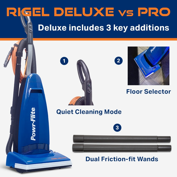 Powr-Flite Rigel Deluxe Upright Vacuum