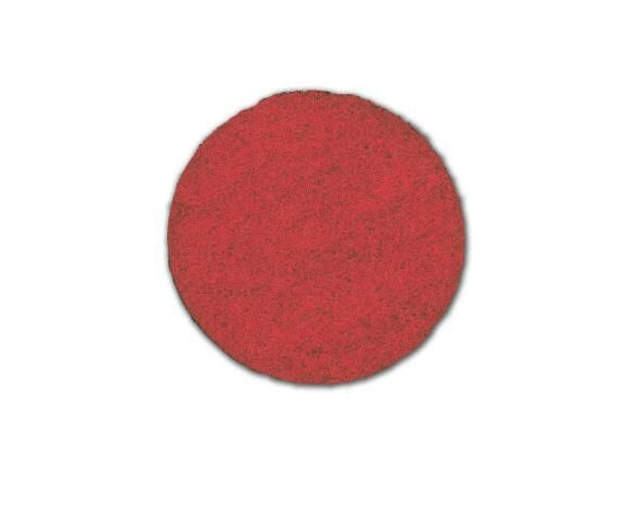 15" Red spray buff pad, 5 per case