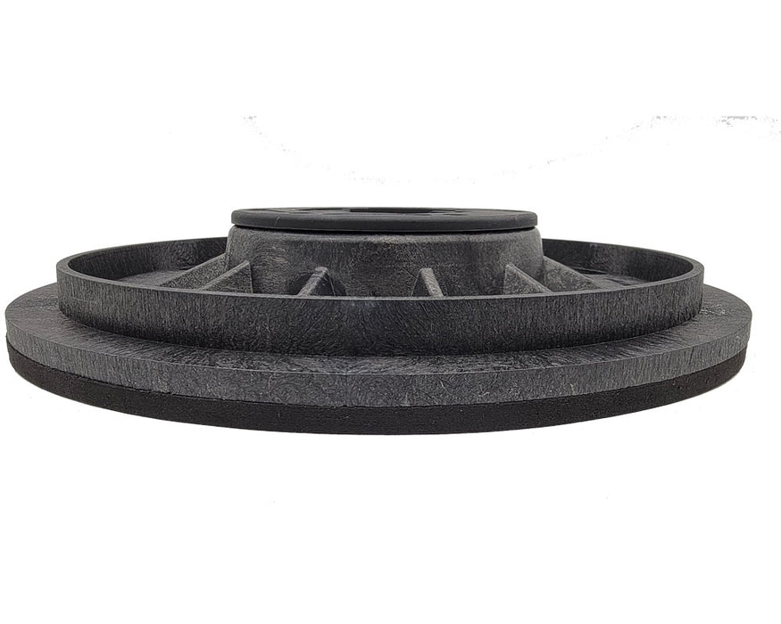 17" Economy Sanding Block With Riser and UP2P Clutch Plate